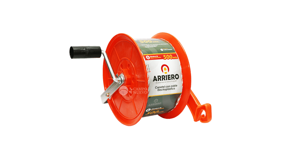 Carretel con Cable Electroplástico Arriero 6 hilos 500mts.